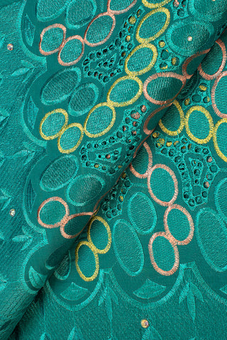 IRE591-TLG - Voile Lace - Teal Green