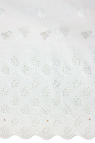 IRE593-WHT - Voile Lace - White