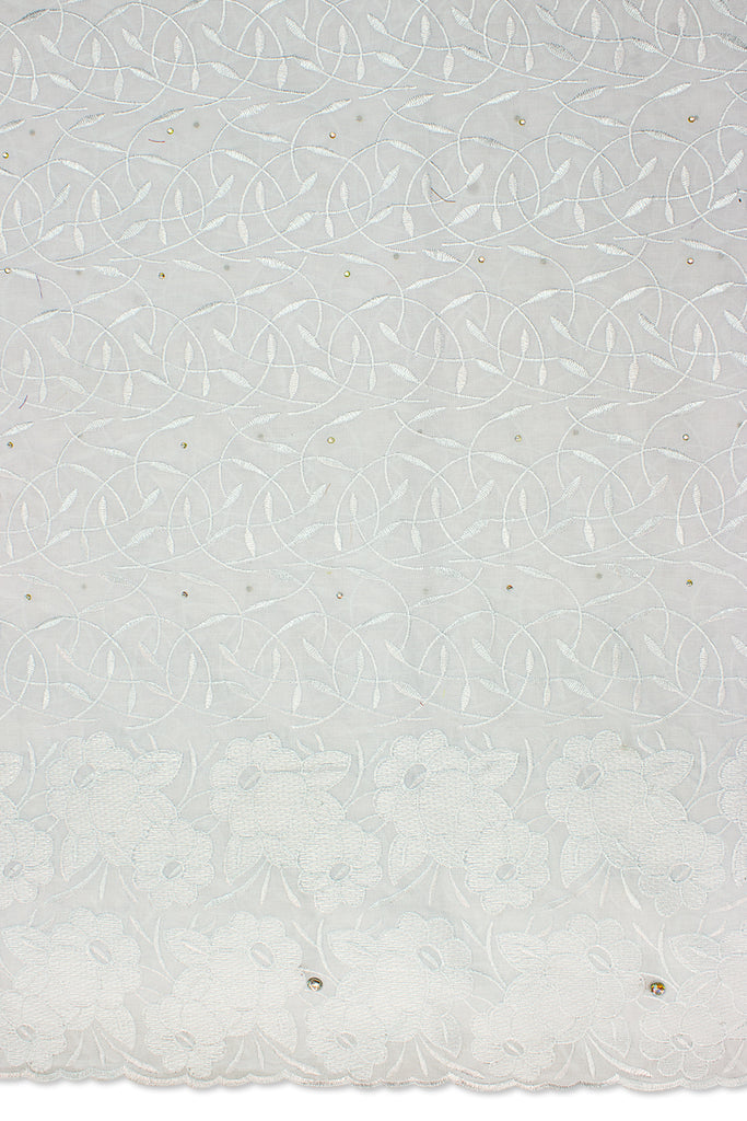 IRE594-WHT - Voile Lace - White