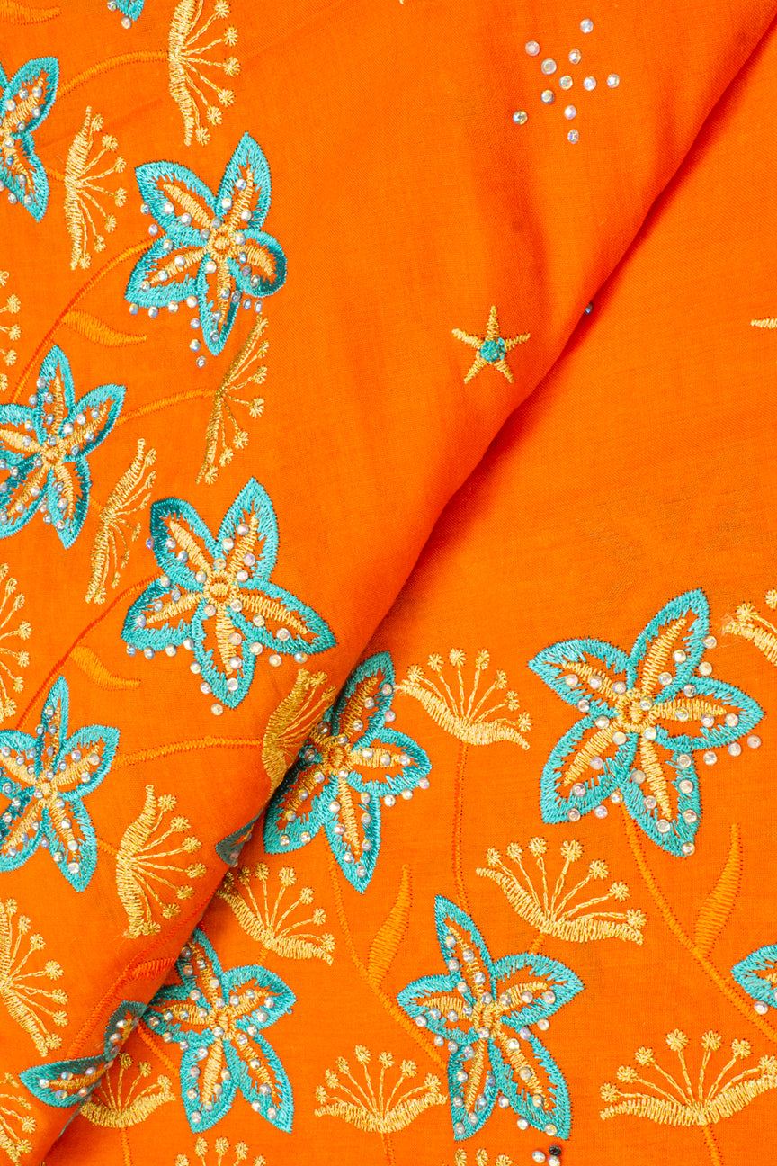IRE600-ORA - Voile Lace - Orange