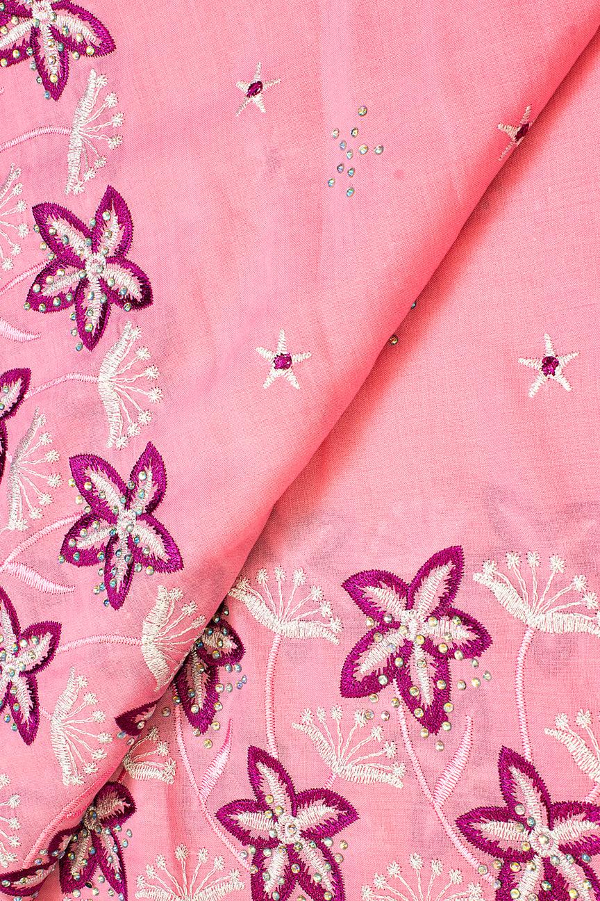IRE600-PNK - Voile Lace - Pink