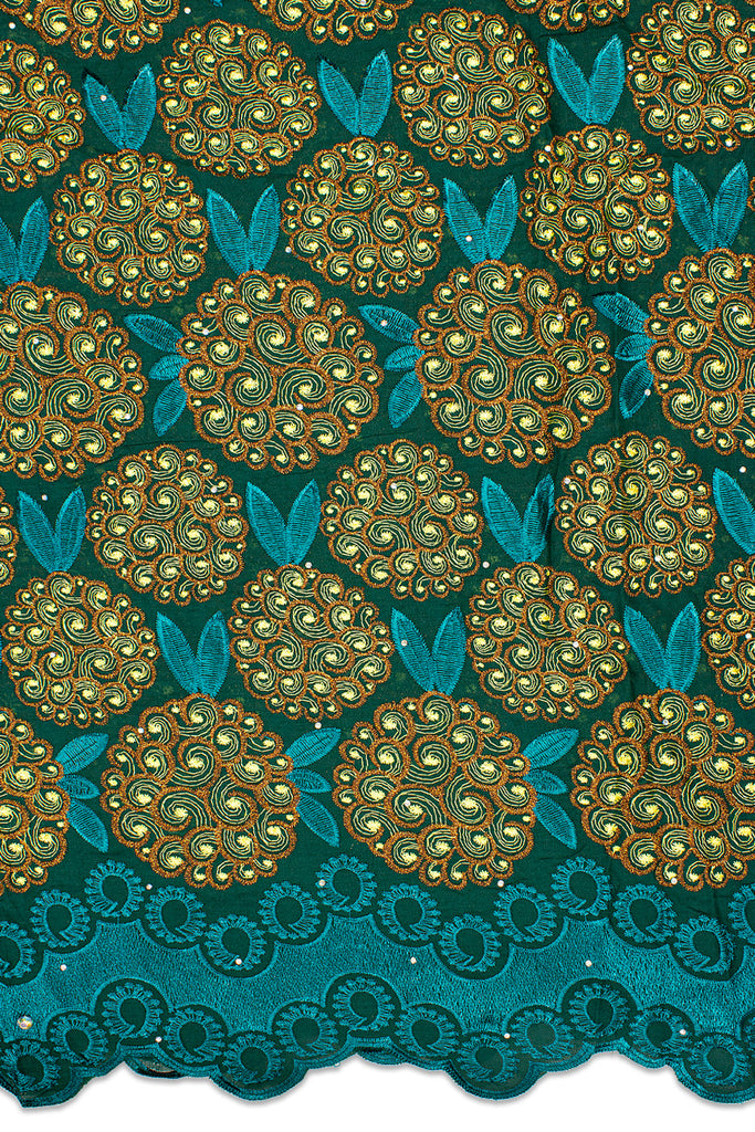IRE608-TLG - Voile Lace - Dark Teal