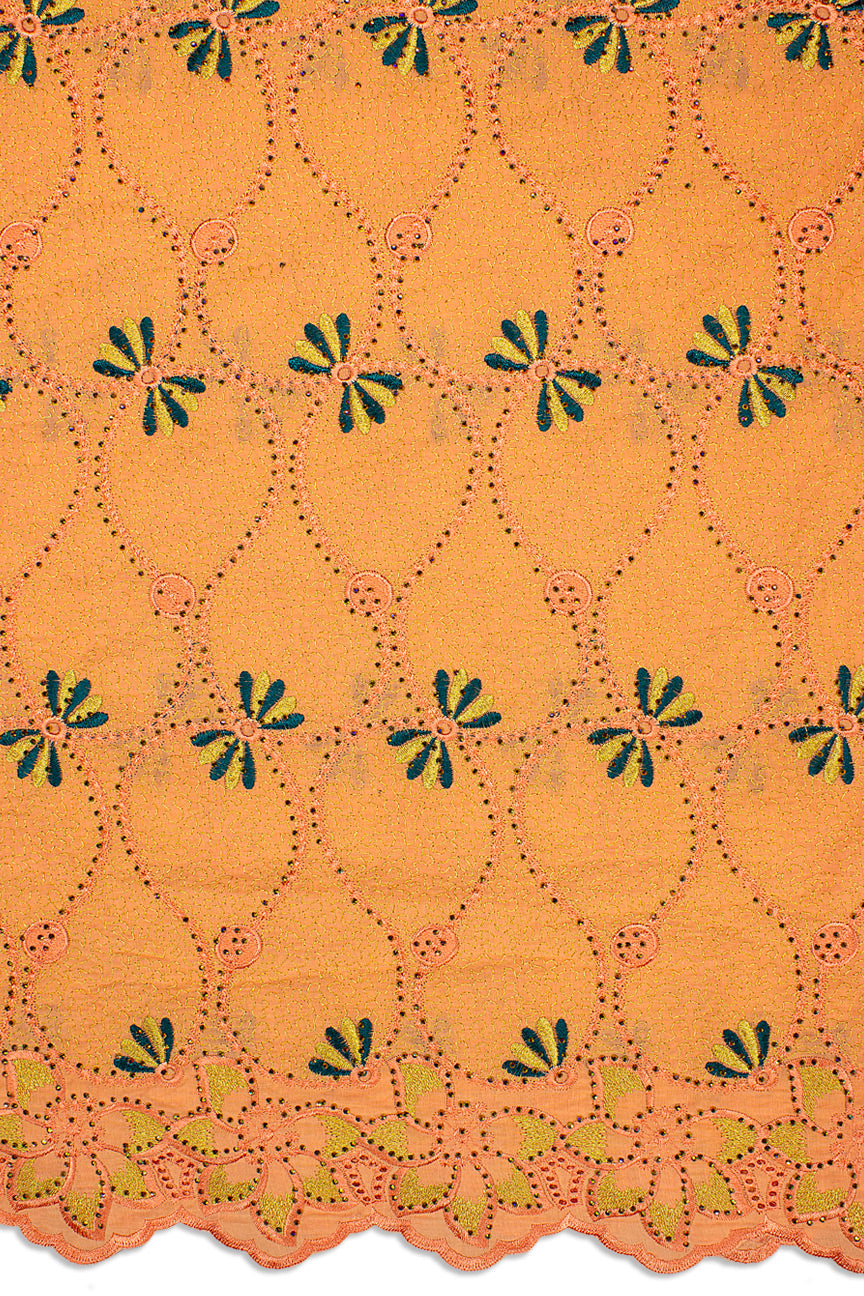 IRE626-PCH - Voile Lace - Peach