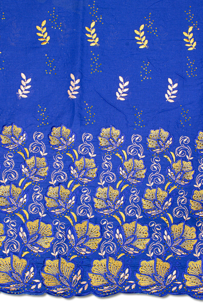 IRE628-RBL - Voile Lace - Royal Blue