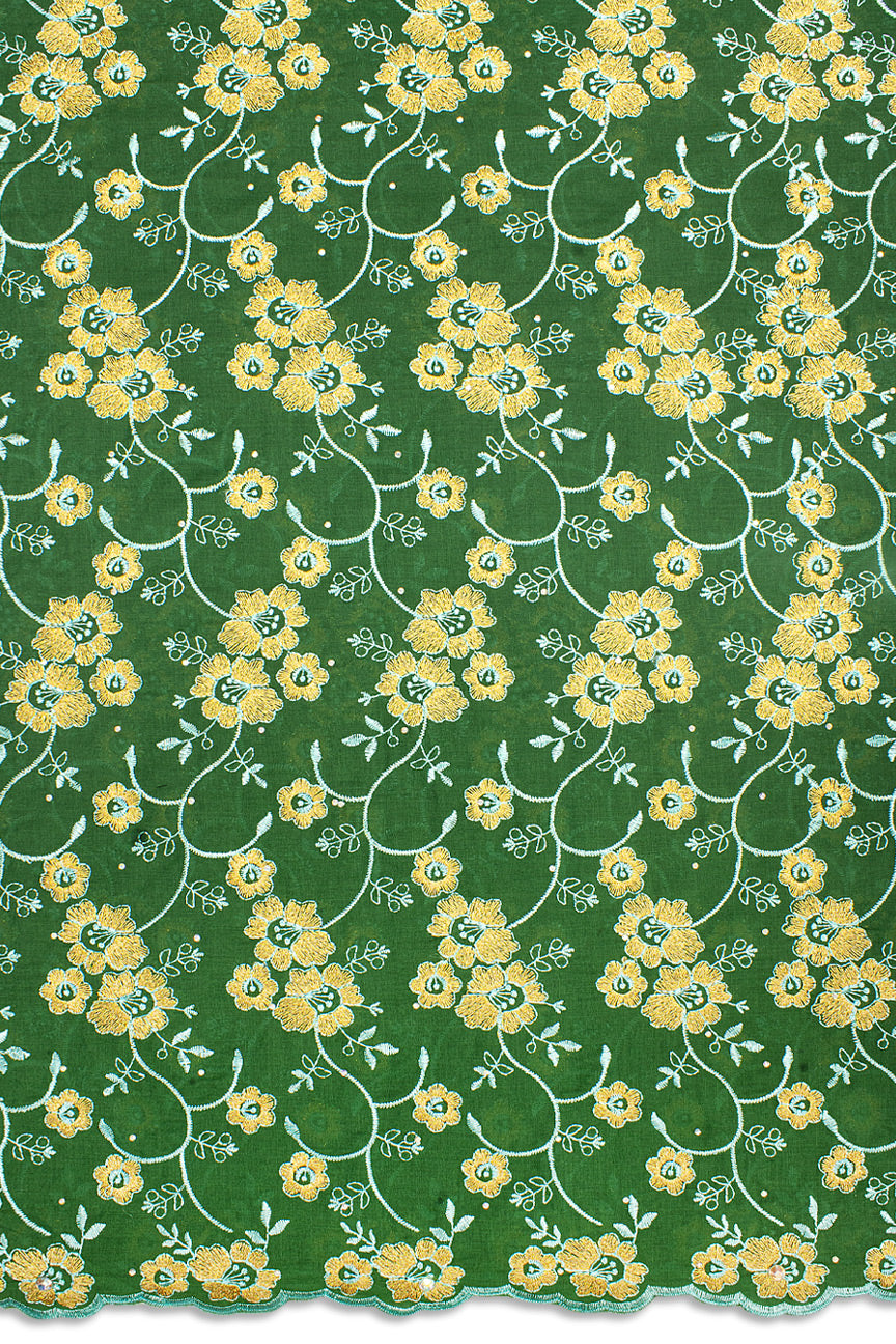 IRE645-FGN - Voile Lace - Forest Green