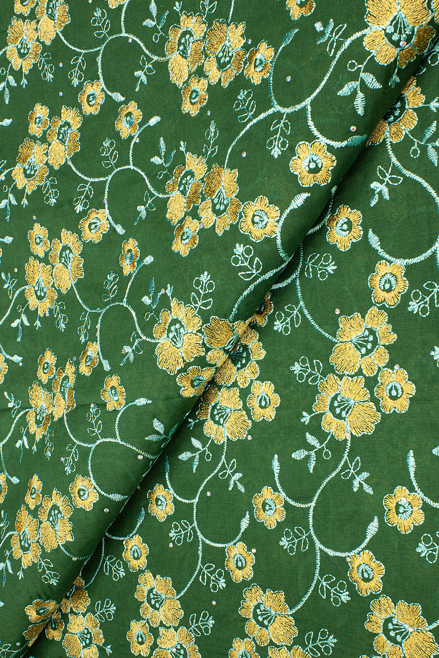IRE645-FGN - Voile Lace - Forest Green