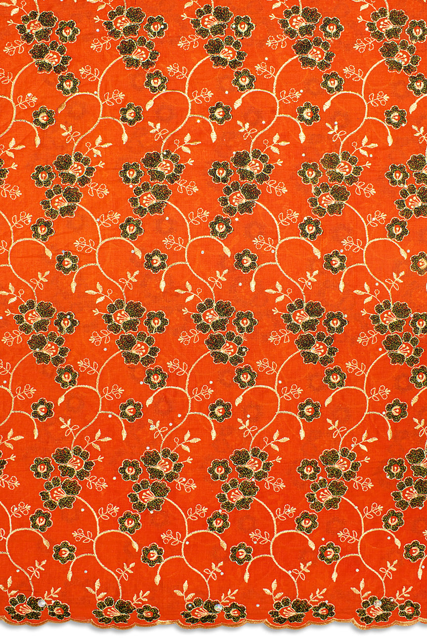 IRE645-RED - Voile Lace - Red