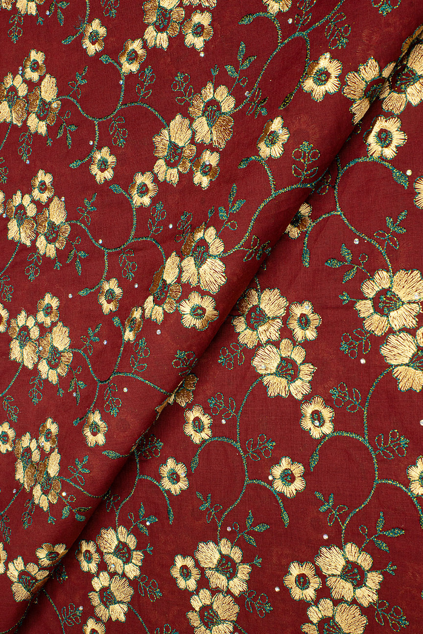 IRE645-WIN - Voile Lace - Wine