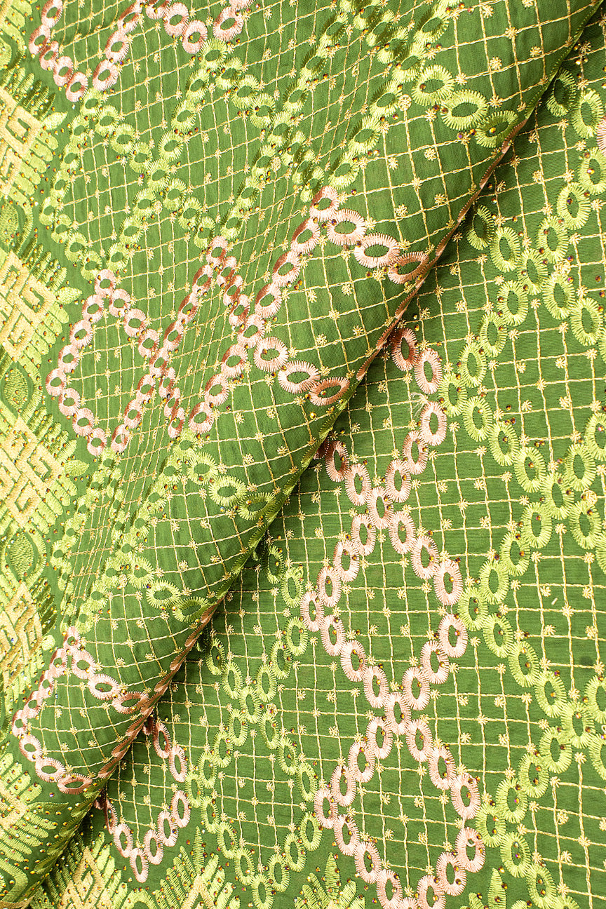 IRE646-LGN - Voile Lace - Leaf Green