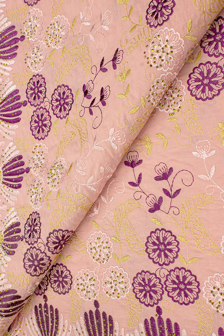 IRE647-ONI - Voile Lace - Onion & Plum