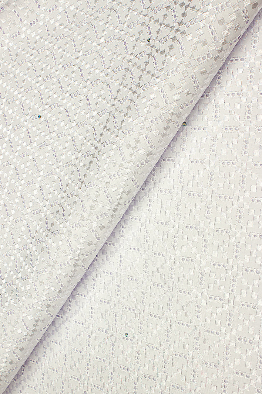 IRE648-WHT - Voile Lace - White