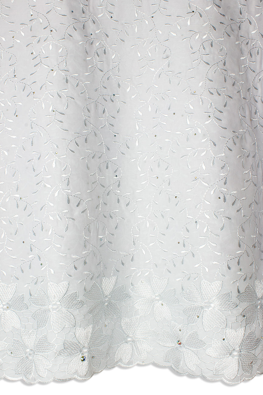 IRE652-WHT - Voile Lace - White