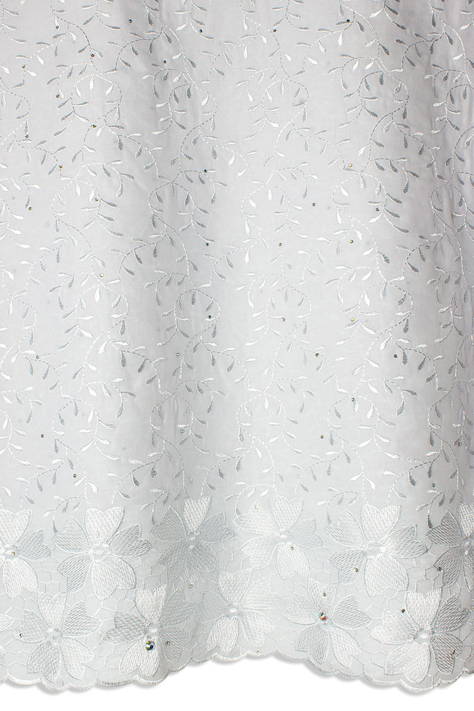 IRE652-WHT - Voile Lace - White