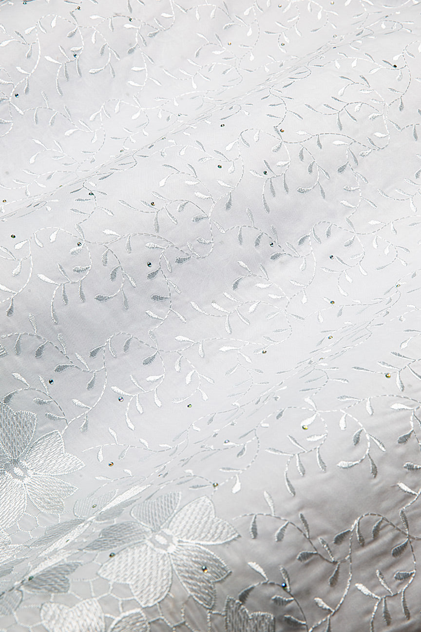 IRE652-WHT - Voile Lace - White