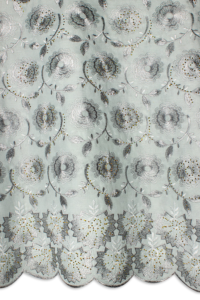 IRE655-GRY - Voile Lace - Grey