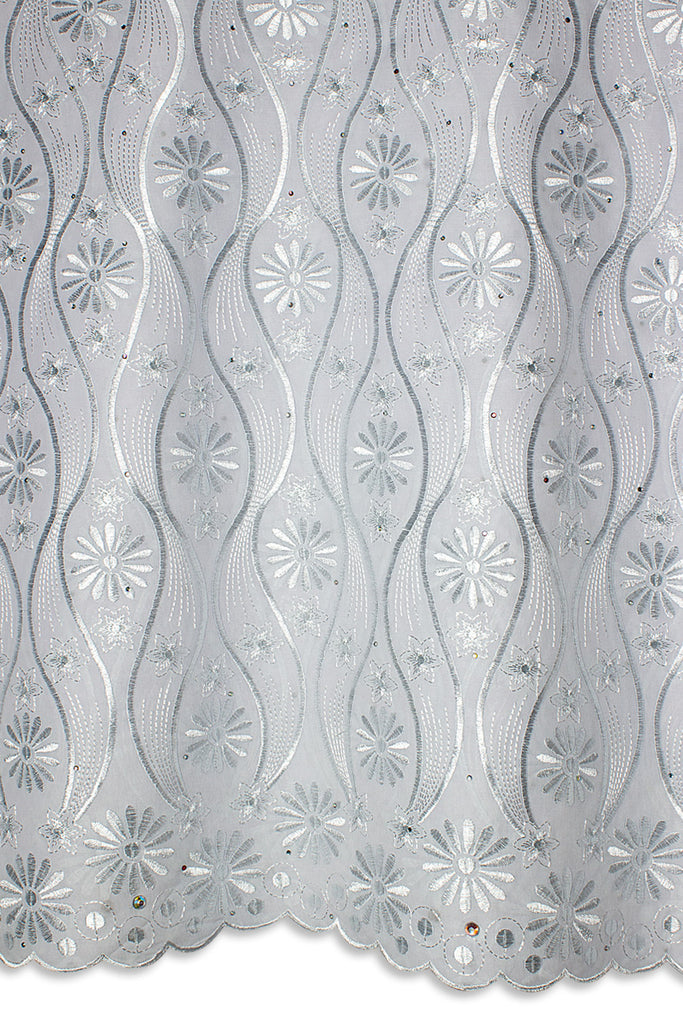 IRE659-WHT - Voile Lace - White