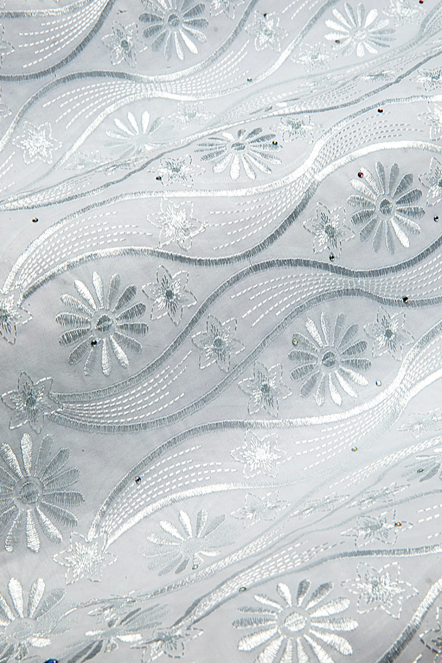 IRE659-WHT - Voile Lace - White