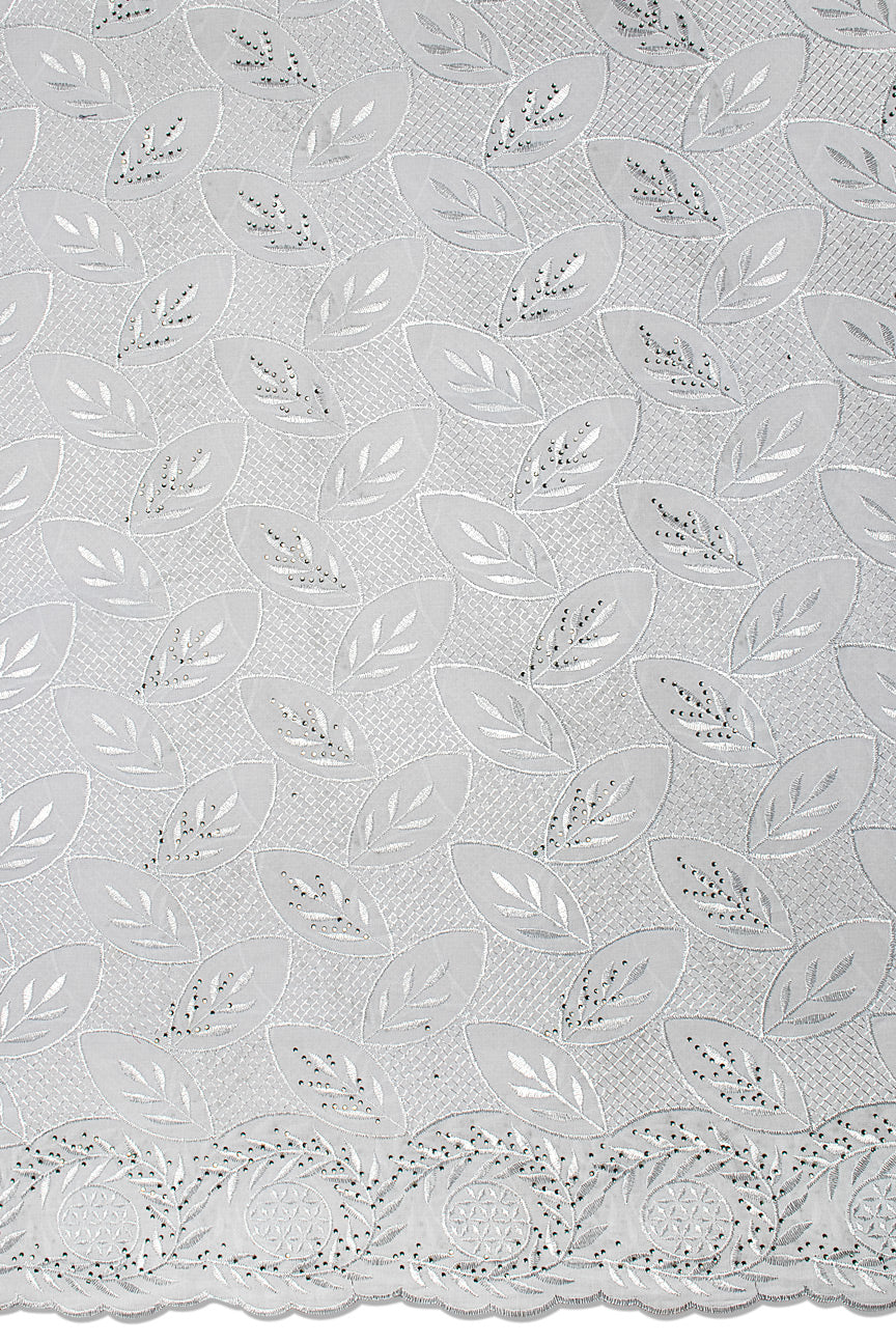 IRE663-WHT - Voile Lace - White_