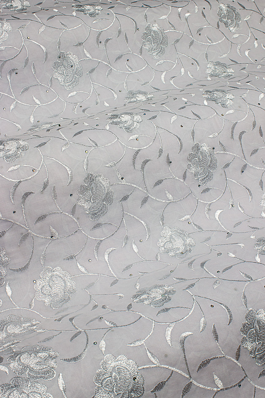 IRE664-WHT - Voile Lace - White [BOGOF]