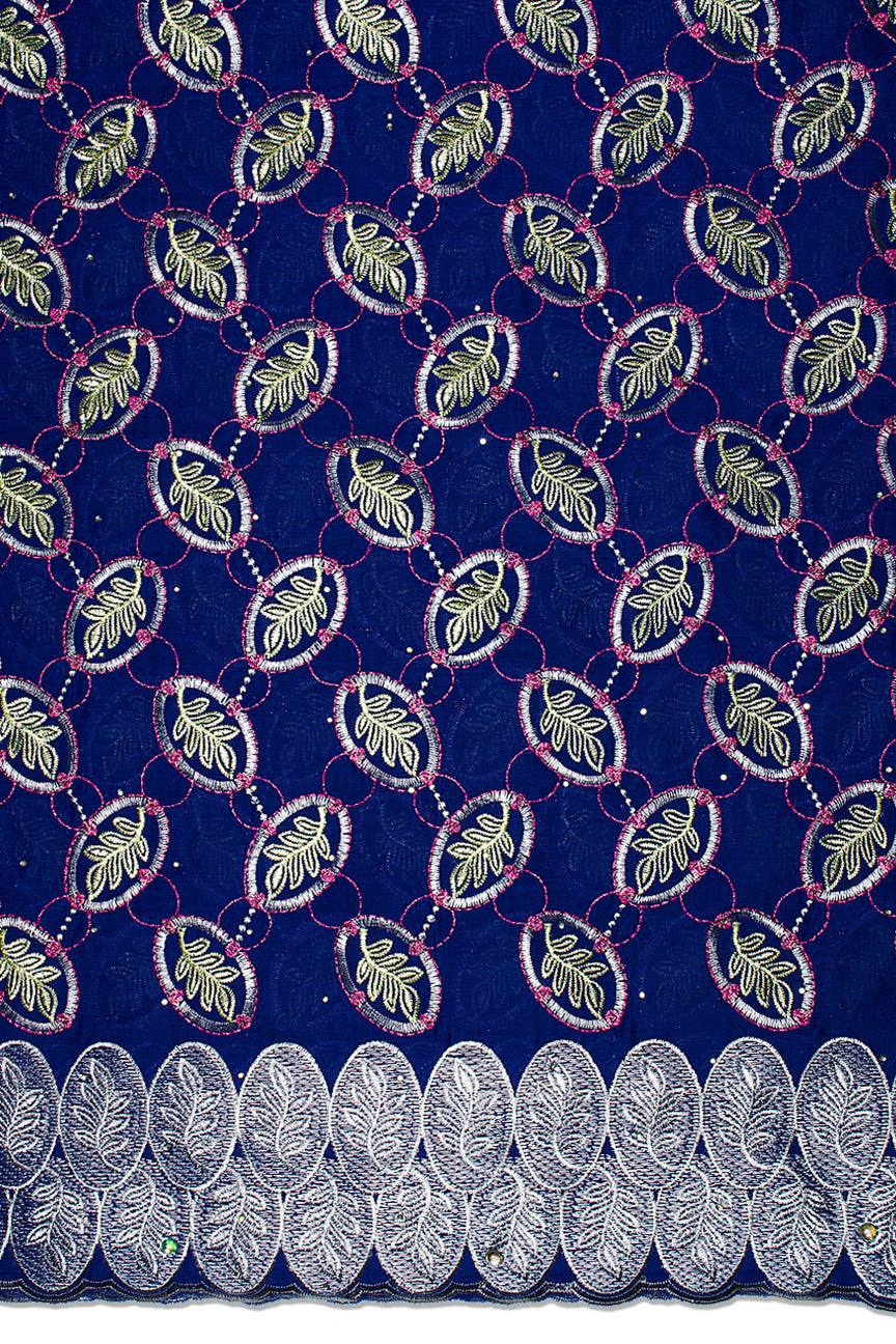 IRE665-RBL - Voile Lace - Royal Blue, Sky, Fuchsia & Cream [BOGOF]