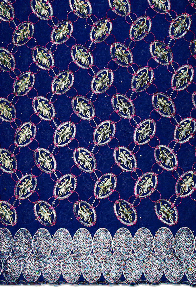 IRE665-RBL - Voile Lace - Royal Blue, Sky, Fuchsia & Cream [BOGOF]