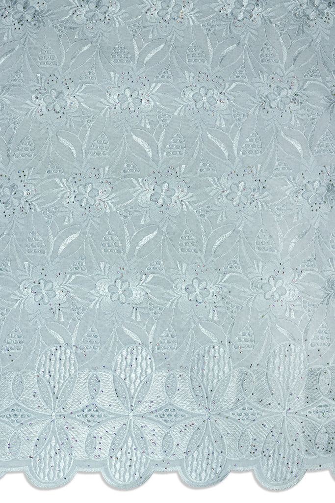 IRE670-WHT - Voile Lace - White