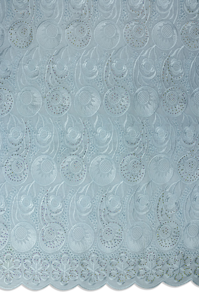 IRE671-WHT - Voile Lace - White