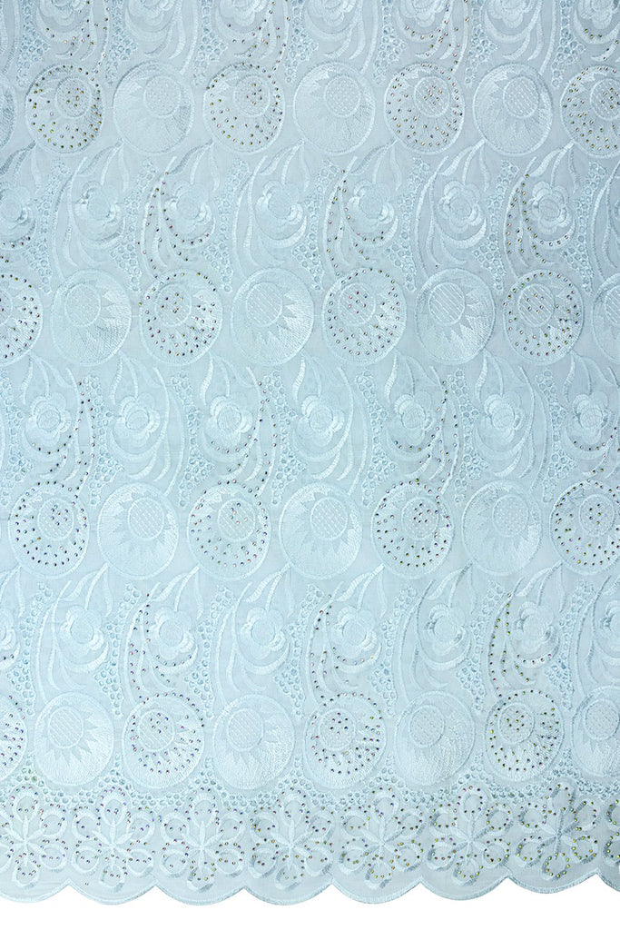 IRE671-WHT - Voile Lace - White