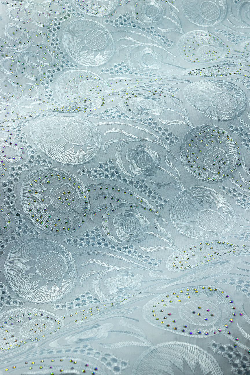 IRE671-WHT - Voile Lace - White