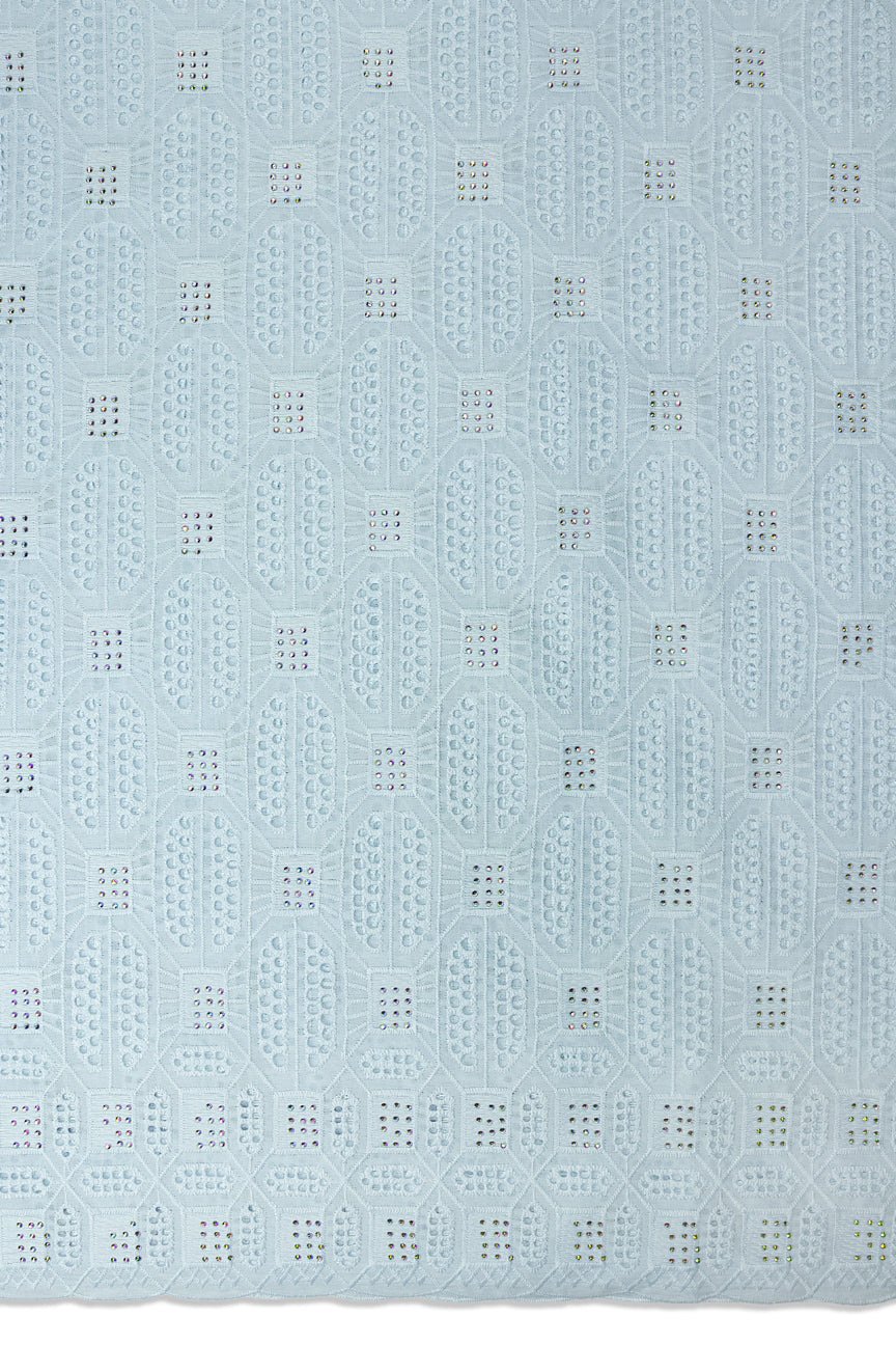 IRE673-WHT - Voile Lace - White