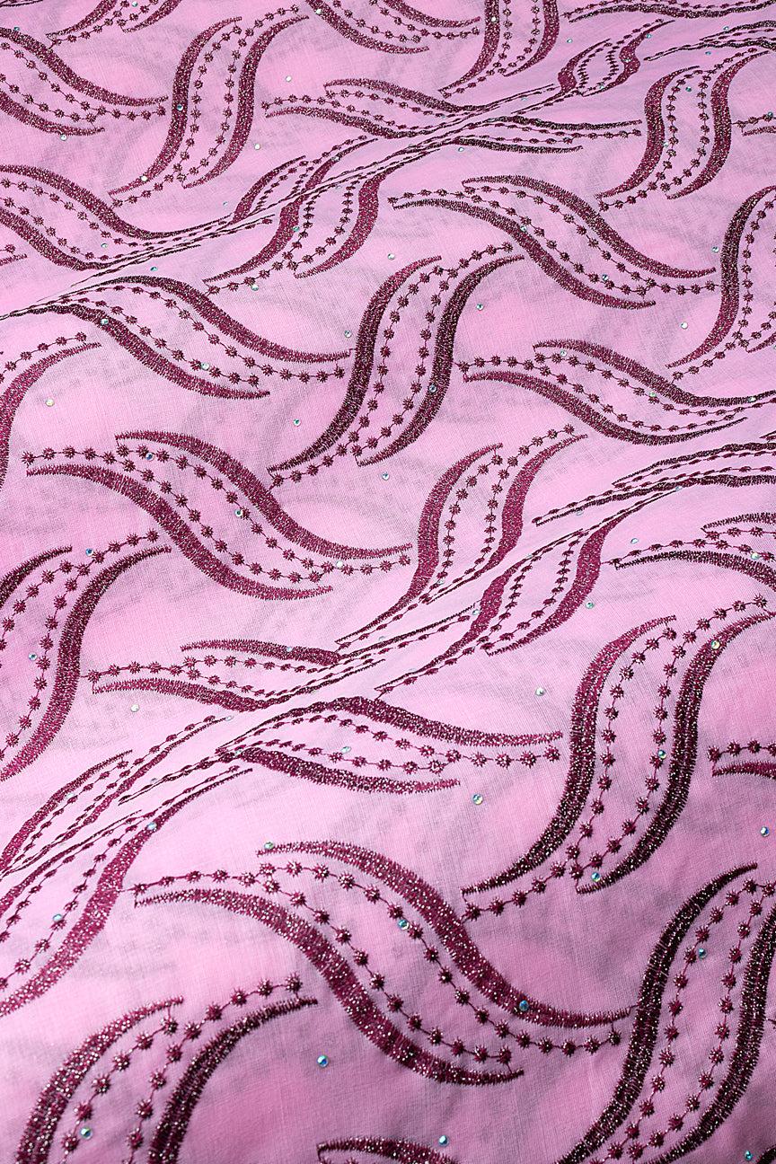 IRE674-PNK - Voile Lace - Pink