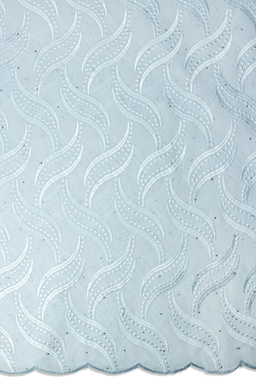 IRE674-WHT - Voile Lace - White