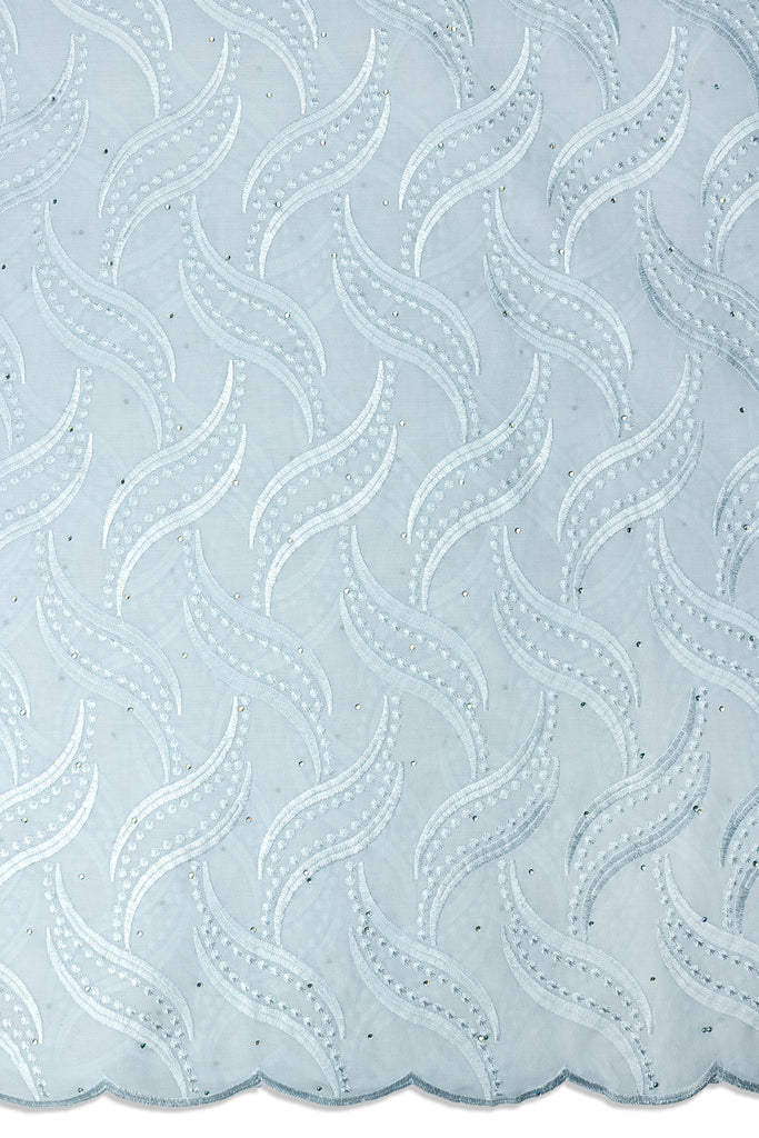 IRE674-WHT - Voile Lace - White