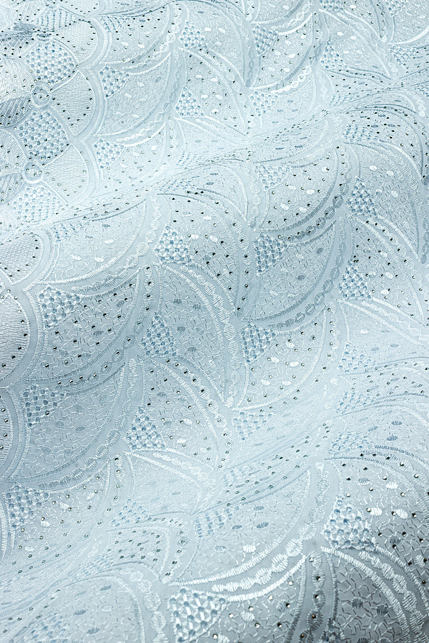 IRE675-WHT - Voile Lace - White