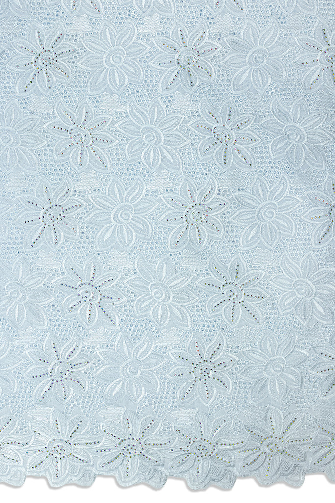 IRE676-WHT - Voile Lace - White