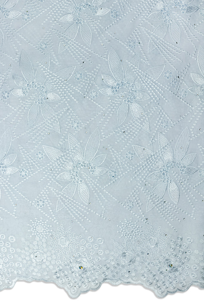 IRE679-WHT - Voile Lace - White