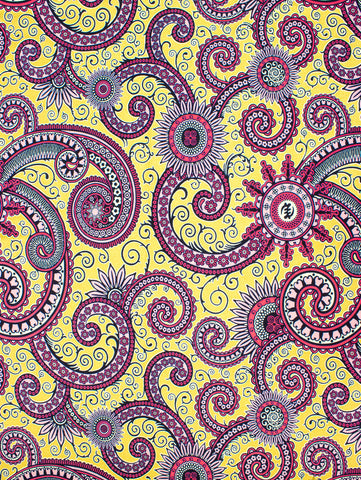 JHG334 - Julius Holland Metallic Wax Print