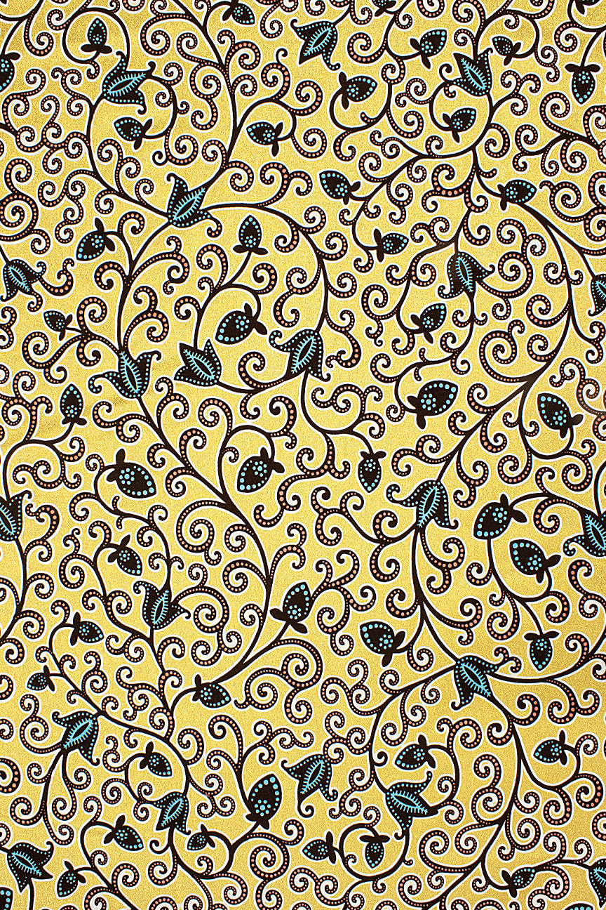 JHG363 - Julius Holland Metallic Wax Print