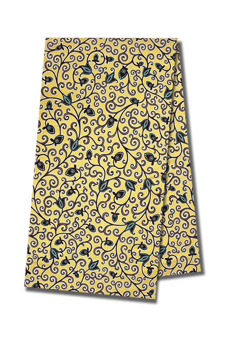 JHG363 - Julius Holland Metallic Wax Print