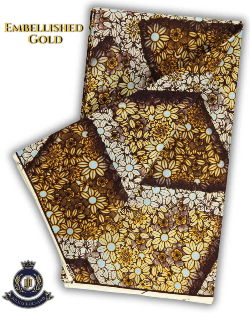 JHG366 - Julius Holland Embellished Wax Print