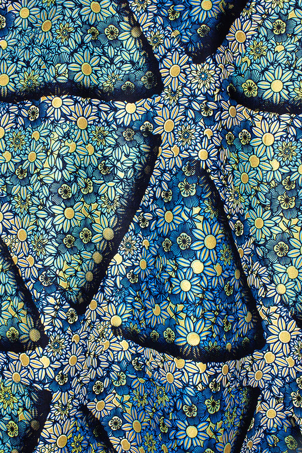 JHG367 - Julius Holland Embellished Wax Print