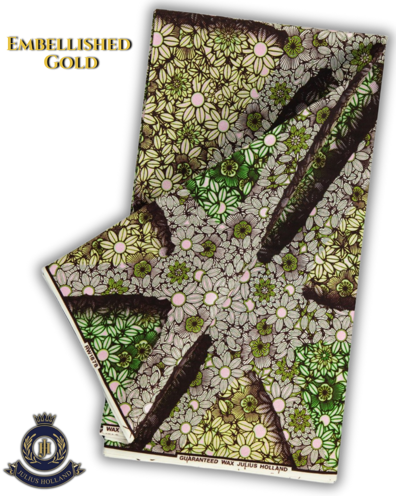 JHG368 - Julius Holland Embellished Wax Print