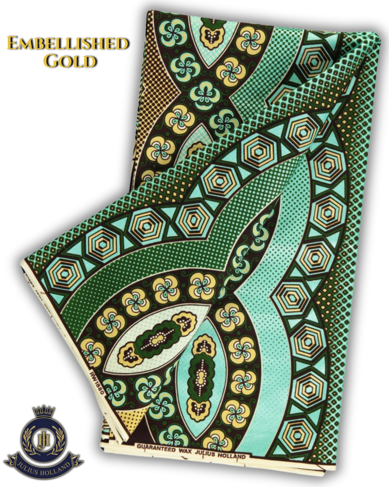 JHG370 - Julius Holland Embellished Wax Print