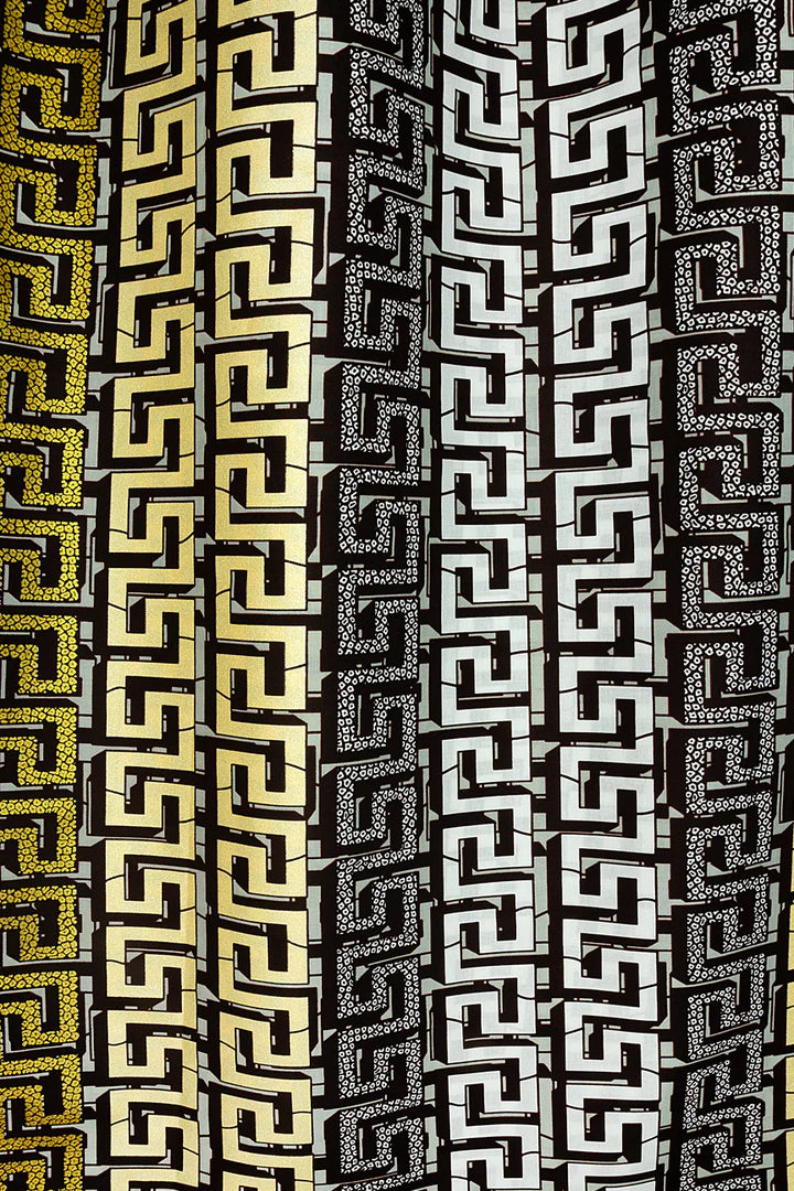 JHG385 - Julius Holland Metallic Wax Print