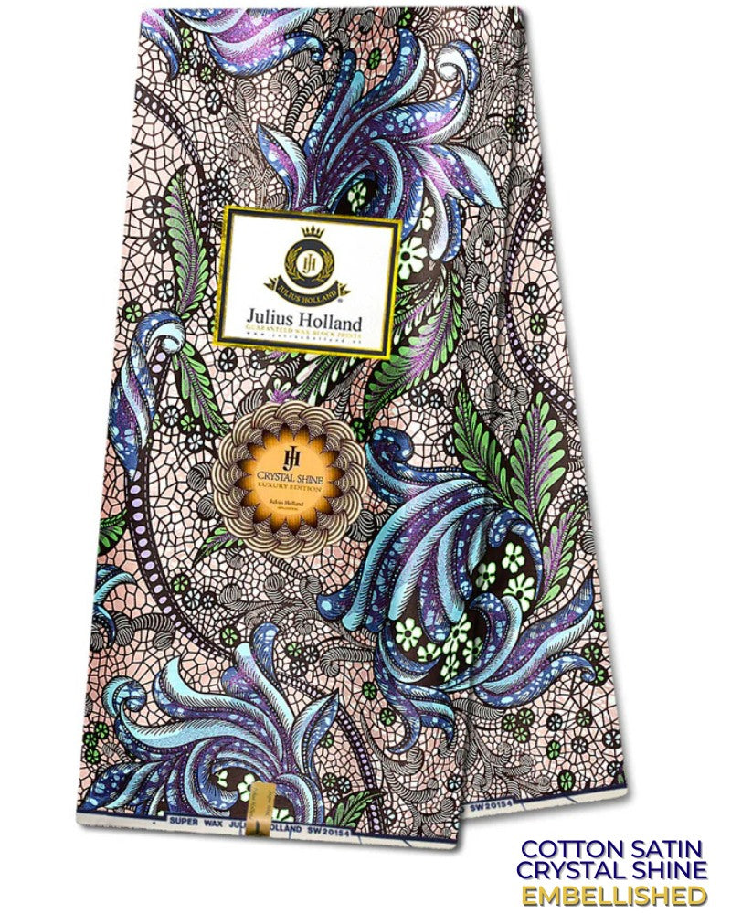 JHG390-CS - Julius Holland Cotton Satin Crystal Shine