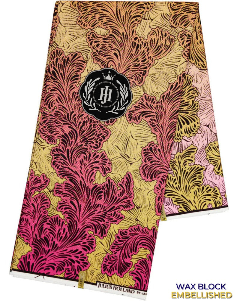 JHG400 - Julius Holland Metallic Wax Print