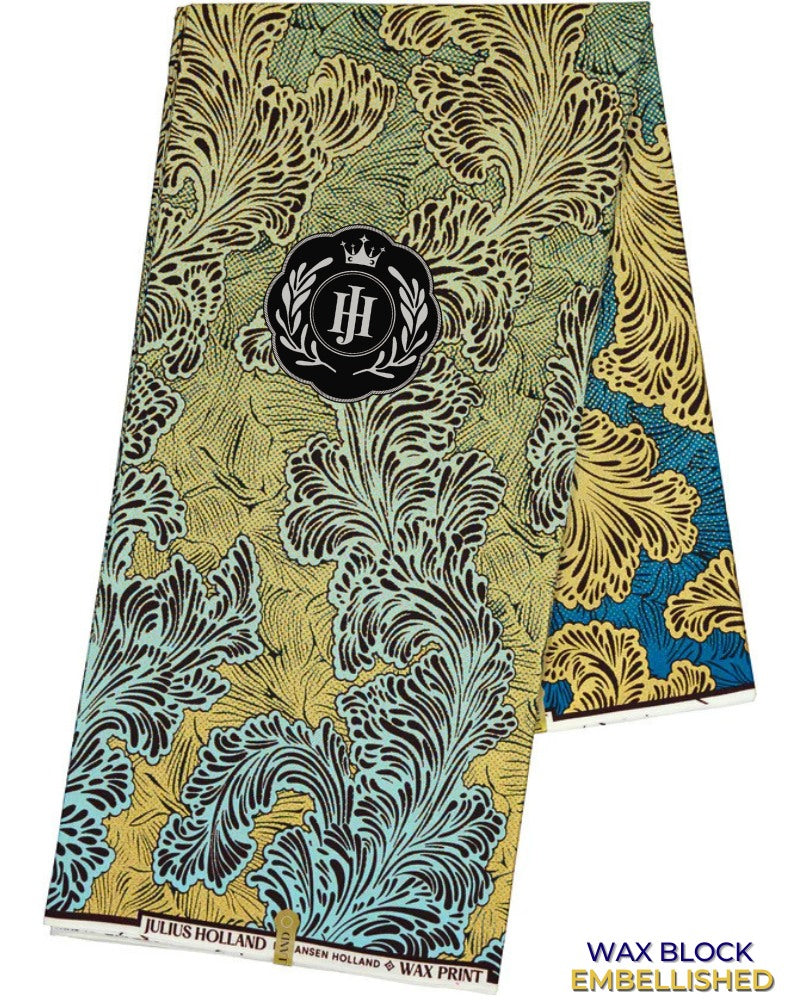 JHG401 - Julius Holland Metallic Wax Print
