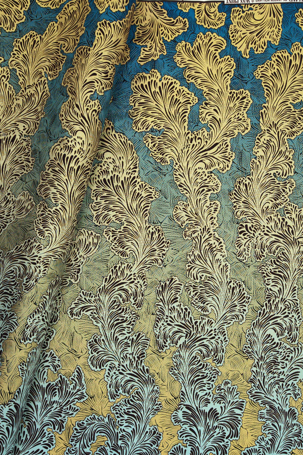 JHG401 - Julius Holland Metallic Wax Print