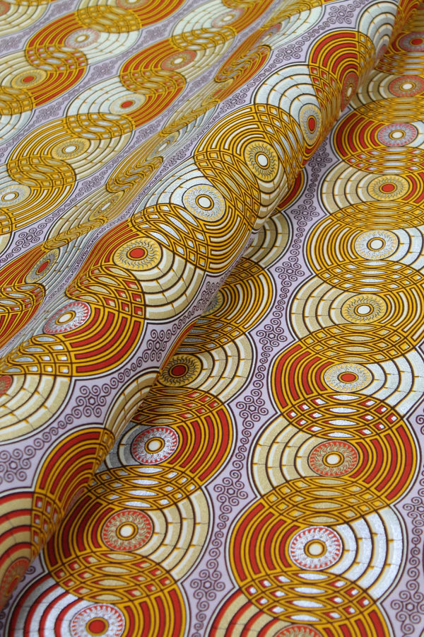 JHG402 - Julius Holland Metallic Wax Print