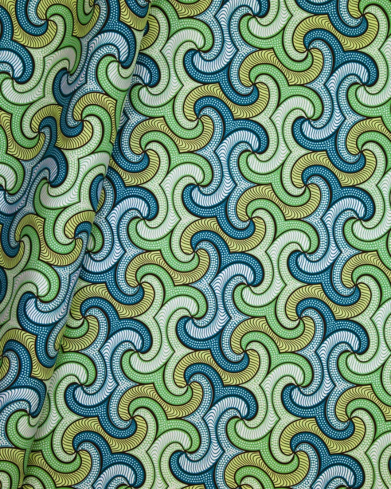 JHG404 - Julius Holland Metallic Wax Print
